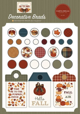 Here Comes Autumn - Decorative Brads