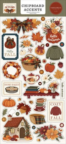 Here Comes Autumn - Chipboard Accents