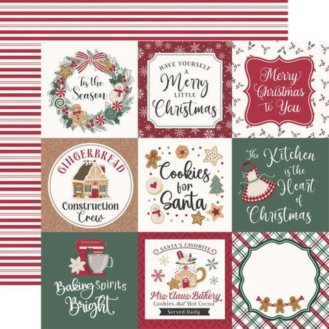 Baking Christmas Cheer - 4x4 Journaling Cards