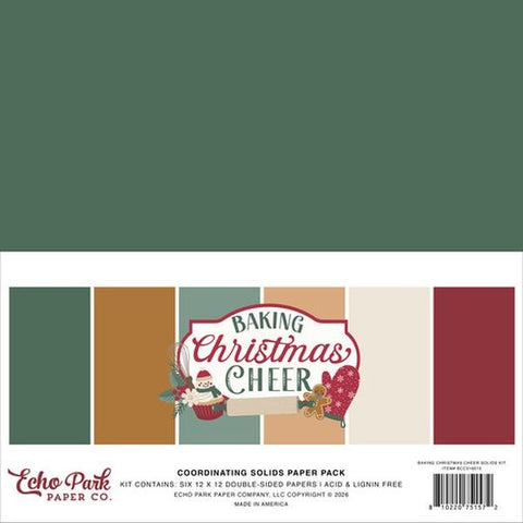 Baking Christmas Cheer - 12x12 Collection Pack - Solids