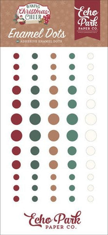 Baking Christmas Cheer - Enamel Dots
