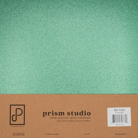 Whole Spectrum Glitter Cardstock - Emerald