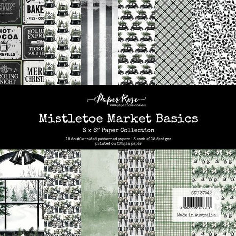 Mistletoe Market - 6x6 Paper Collection - Basics