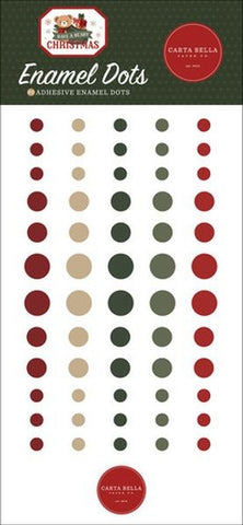Have a Beary Merry Christmas - Enamel Dots