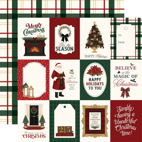 Classic Christmas - 3x4 Journaling Cards