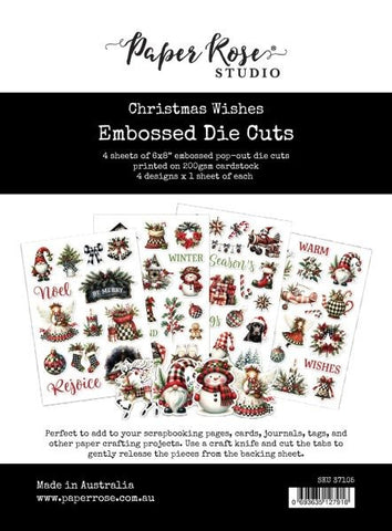 Christmas Wishes - Embossed Die Cuts