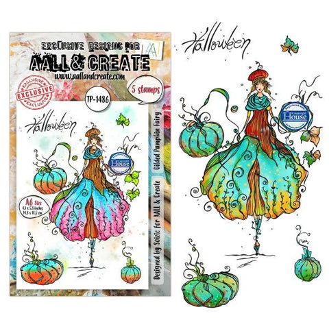 Gilded Pumpkin Fairy - Clear Stamps