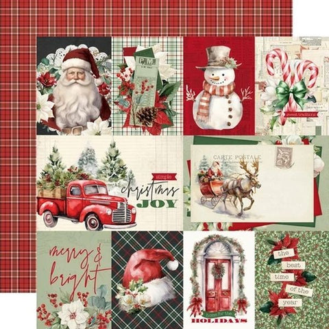 Simple Vintage Old-Fashioned Christmas - 3x4/4x6 Elements