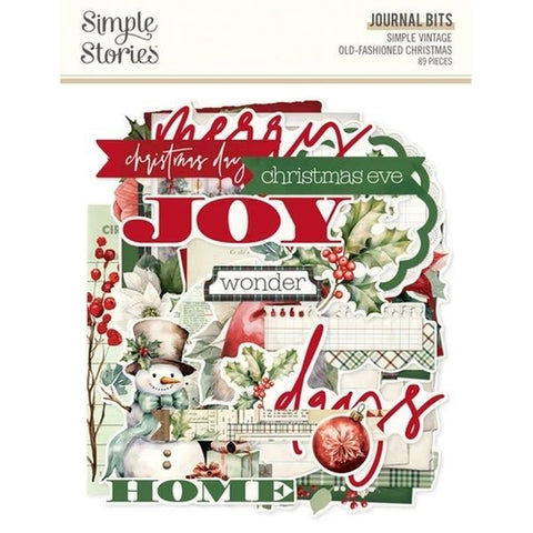 Simple Vintage Old-Fashioned Christmas - Journal Bits & Pieces