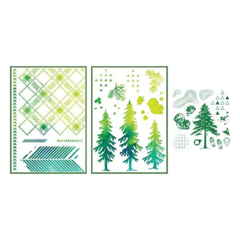 Outdoor Essentials - Stamp & Stencil Set