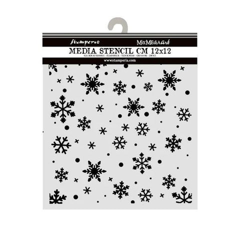 Christmas Snowflakes Pattern - Stencil