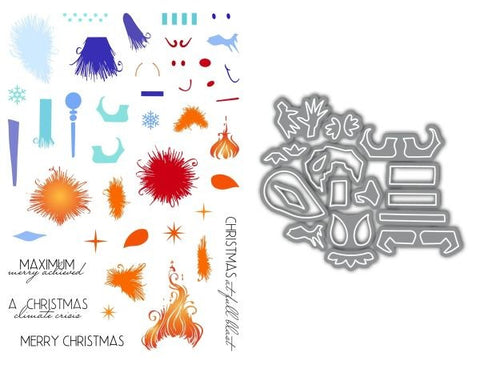 Fuzzy Wuzzies A Miserly Season - Clear Stamps & Dies