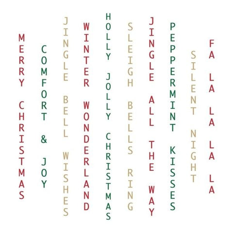 Holiday Vertical Sentiments - Clear Stamps