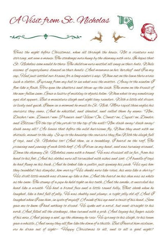 A Visit of St. Nicholas - Background Stamps