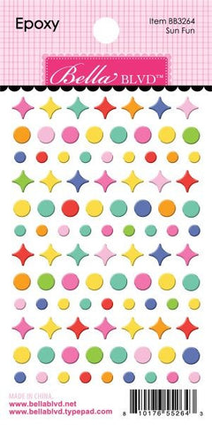 Sun Fun - Epoxy Stickers