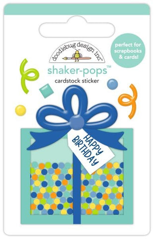 Balloons & Banners - Shaker Pops - Happy Birthday