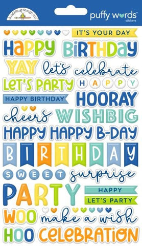 Balloons & Banners - Stickers - Puffy Words