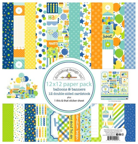 Balloons & Banners - 12x12 Collection Pack