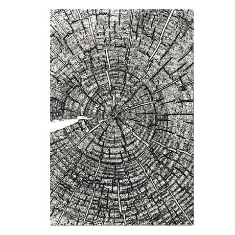 Tree Rings - 3D A5 Embossing Folder