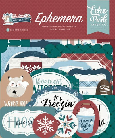 Wonderful Winter Days - Ephemera