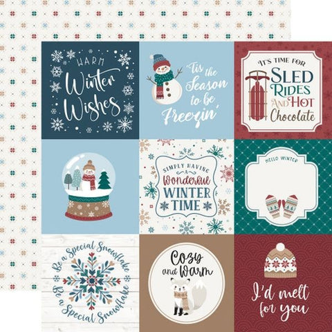 Wonderful Winter Days - 4x4 Journaling Cards