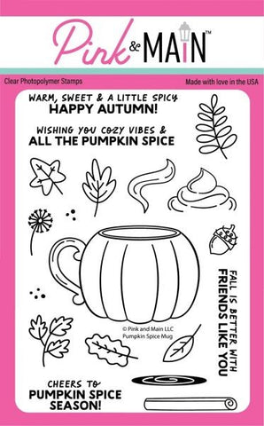 Pumpkin Spice Mug - Clear Stamps