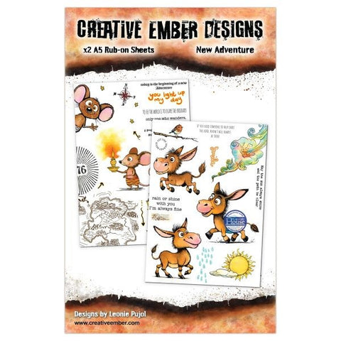 Creative Ember Designs - Rub Ons - New Adventure