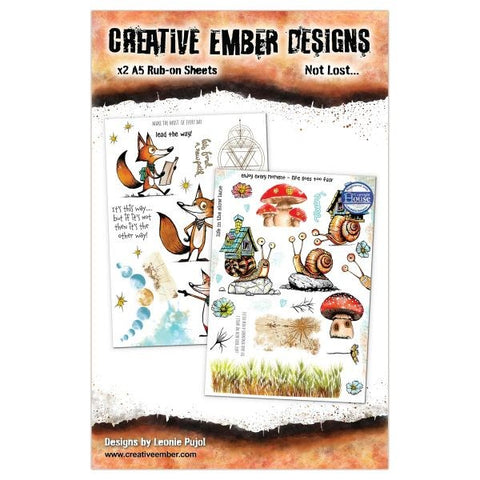 Creative Ember Designs - Rub Ons - Not Lost....