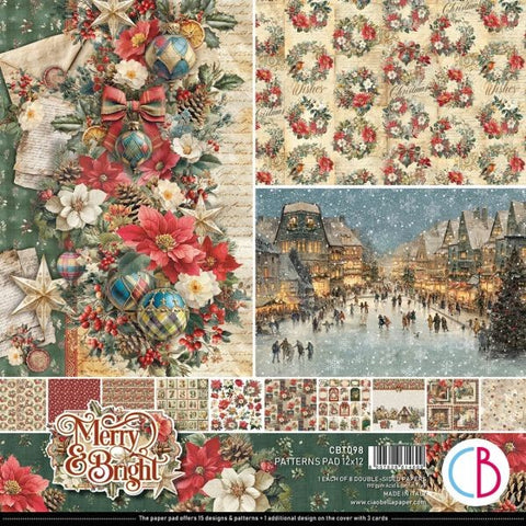 Merry & Bright - 12x12 Paper Pad - Patterns