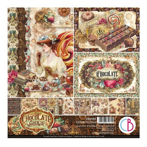 Chocolate Wanderlust - 8x8 Paper Pad