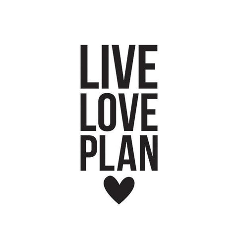 Planner Decal - Live Love Plan