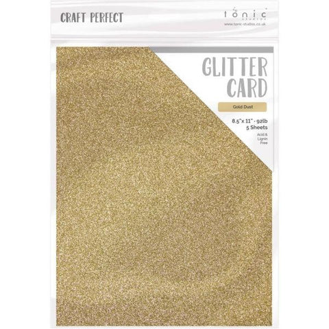 Glitter Cardstock - Gold Dust