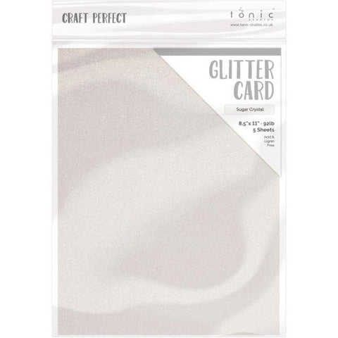 Glitter Cardstock - Sugar Crystal