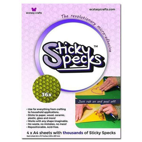 Sticky Specks - A4 Sheets