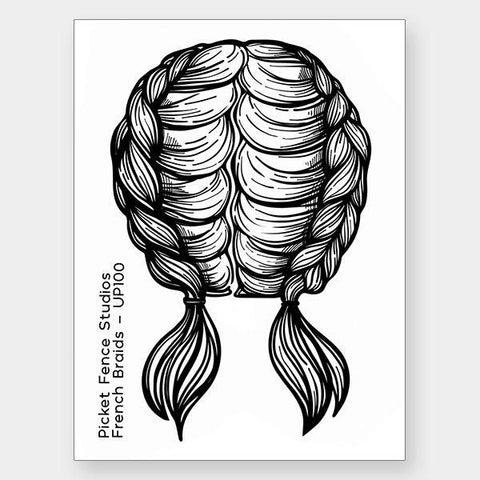 Clear Stamp - French Braids
