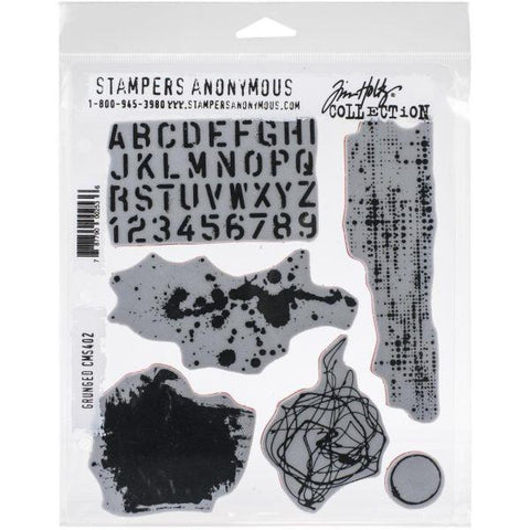 Cling Stamps - Grunged