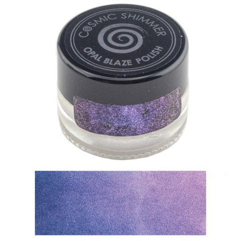 Cosmic Shimmer Opal Blaze Polish - Sapphire Grape Polish