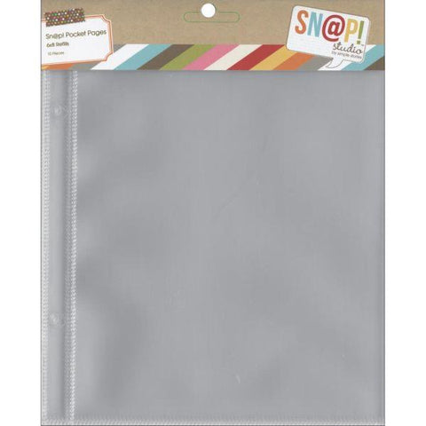 Snap Pocket Pages - 6'x8"
