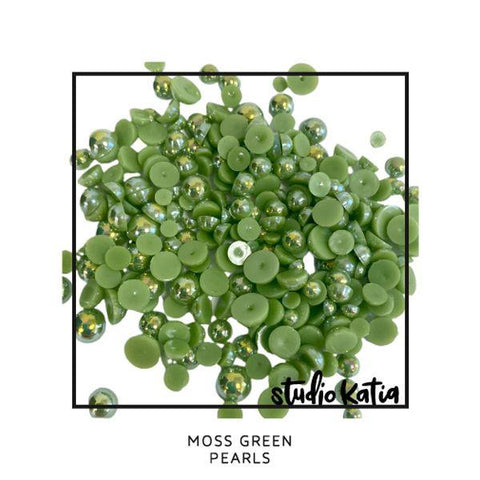 Moss Green Pearls