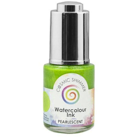 Cosmic Shimmer Watercolour Ink - Pearlescent Lime Sherbet