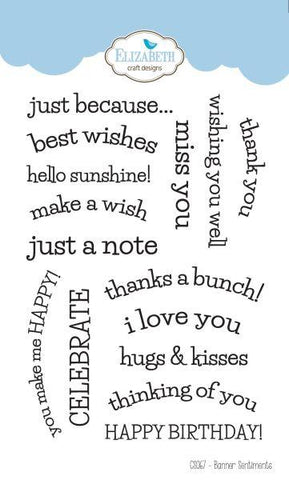 Clear Stamps - Banner Sentiments