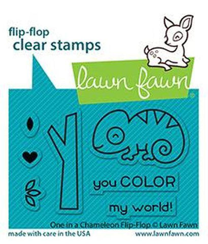 Clear Stamps - One in a Chameleon Flip Flop