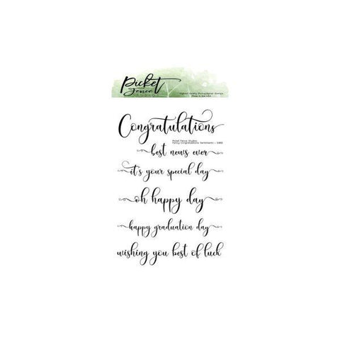 Clear Stamps - Fancy Congratulations