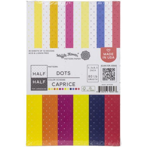 Paper Pad - Half Dots/Capri