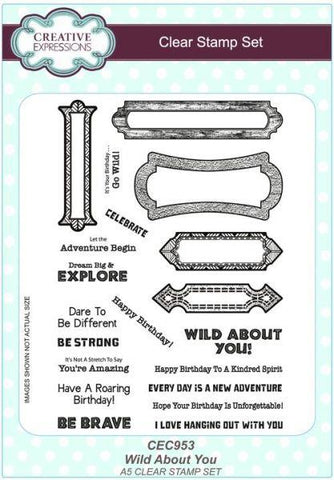 Clear Stamps - Wild About You