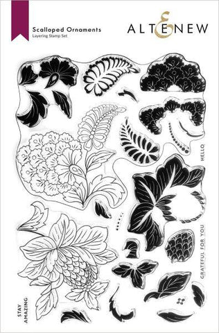 Scalloped Ornaments - Clear Stamps