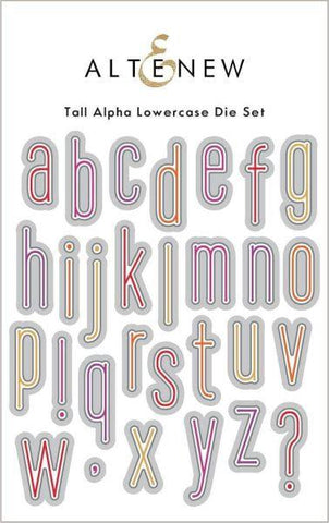 Tall Alpha Lowercase - Dies