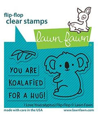 Clear Stamps - I Love You (calyptus) Flip Flop