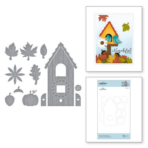 Birdhouses Through the Seasons - Build a Fall Birdhouse Etched Dies