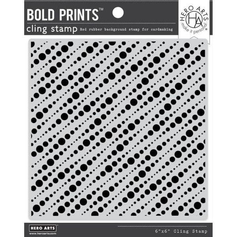 Bold Prints Cling Stamp - String Dot